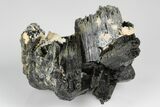 Black Tourmaline (Schorl) Crystals with Orthoclase - Namibia #177543-1